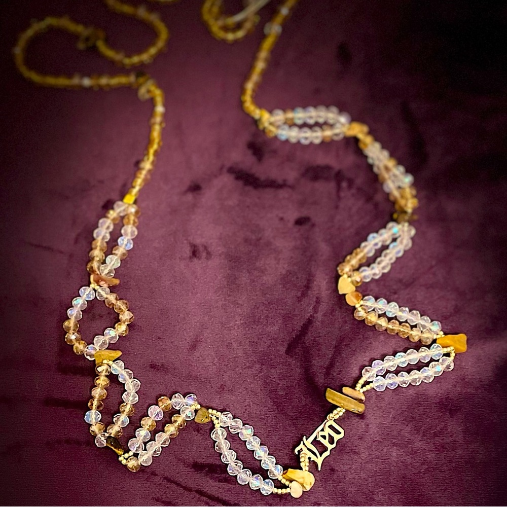 Zodiac Signs waisted beads. Tie on.